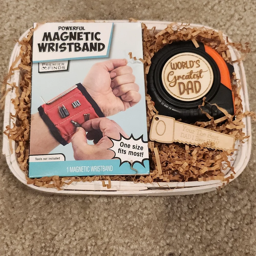Dad Tool Gift Set Magnetic Wristband